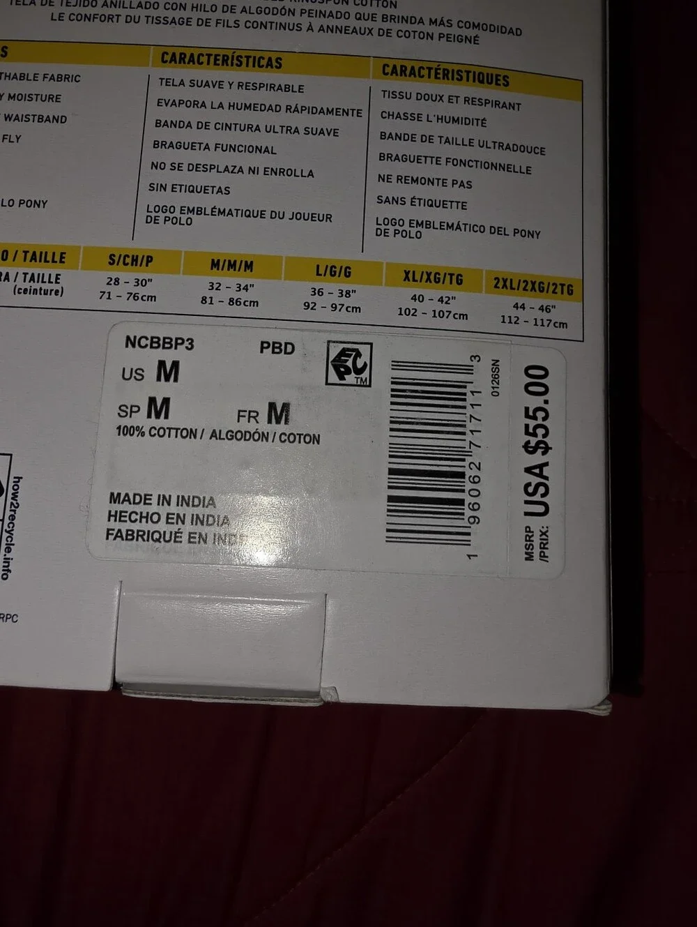 Polo Ralph Lauren SEALED! NIB! 3 Classic Fit Cotton Boxer Briefs in Black. Sz Md